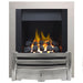 The Aviva Full depth Gas Fire with Brushed Steel Trim and Brushed Steel Fret - Siroccofires.com