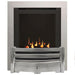 The Aviva Slimline HE Gas Fire with Brushed Steel Trim and Brushed Steel Fret - Siroccofires.com