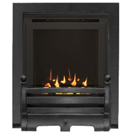 The Daisy Slimline High Efficiency Coal Gas Fire with Black Fret and Black Trim - Siroccofires.com