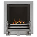 The Daisy Slimline High Efficiency Coal Gas Fire with Brushed Steel Fret and Brushed Steel Trim - Siroccofires.com