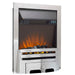 The Grace Electric Fire with Brushed Steel Trim and Fret - Siroccofires.com