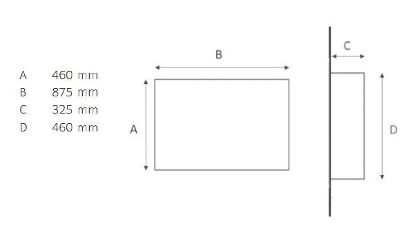 The Series 8000 Deluxe Frameless | Remote Control - Siroccofires.com