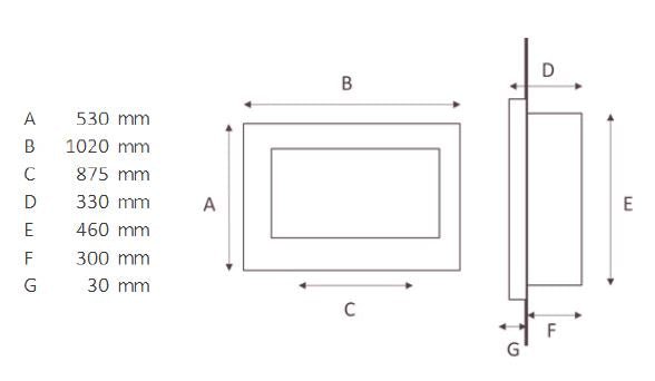 The Series 8000 Nickel Gas Fire | Slide Control - Siroccofires.com