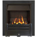 The Aviva Slimline Gas Fire with Black Trim and Black Fret - Siroccofires.com