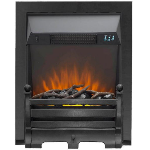 The Daisy Electric Fire with Black Fret and Black Trim - Siroccofires.com