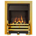 The Daisy Slimline Coal Gas Fire with Brass Fret and Brass Trim - Siroccofires.com