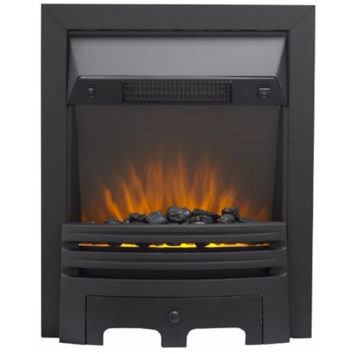 The Grace Electric Fire with Black Fret and Black Trim - Siroccofires.com