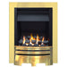 The Grace Slimline Coal Gas Fire with Brass Fret and Brass Trim - Siroccofires.com