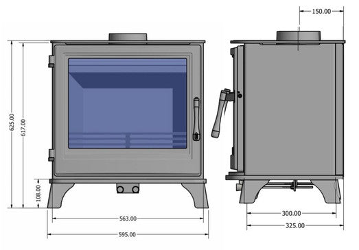 The Hermitage Grande Stove - Siroccofires.com