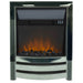 The Monaco Electric Fire with Chrome and Black Nickel - Siroccofires.com