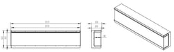 The Series 2000e 80″ Panoramic Luminance Electric Fire - Siroccofires.com