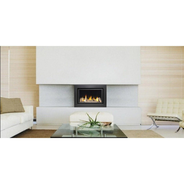 The Series 6000 Black Gas Fire | Remote Control - Siroccofires.com
