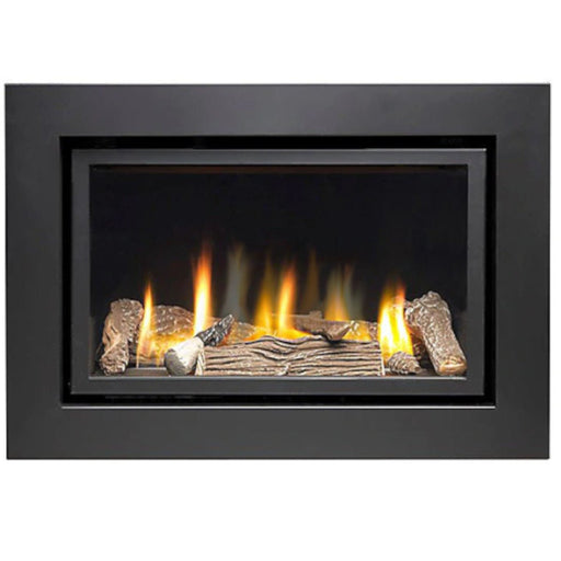 The Series 6000 Deluxe Black Gas Fire | Remote Control - Siroccofires.com