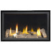 The Series 6000 Frameless Black Gas Fire | Remote Control - Siroccofires.com