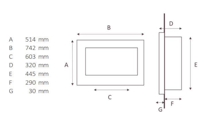 The Series 6000 Nickel Gas Fire | Remote Control - Siroccofires.com