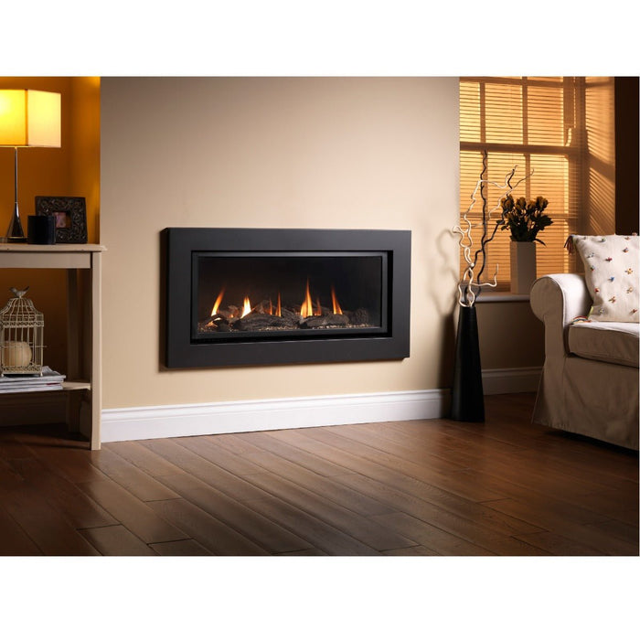 The Series 8000 Black Gas Fire | Slide Control - Siroccofires.com